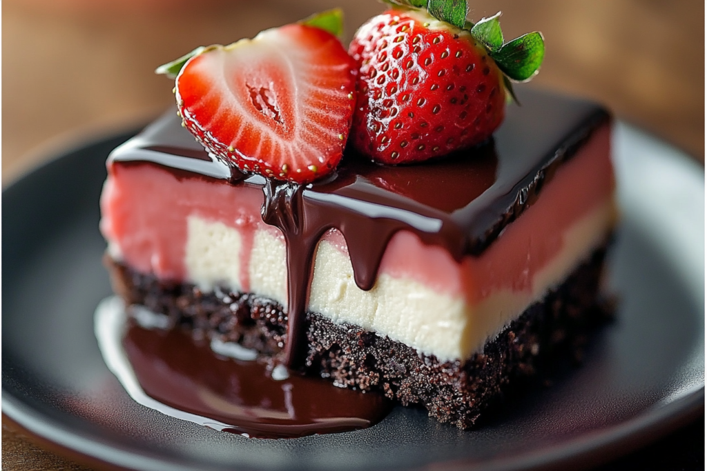 Chocolate Strawberry Cheesecake