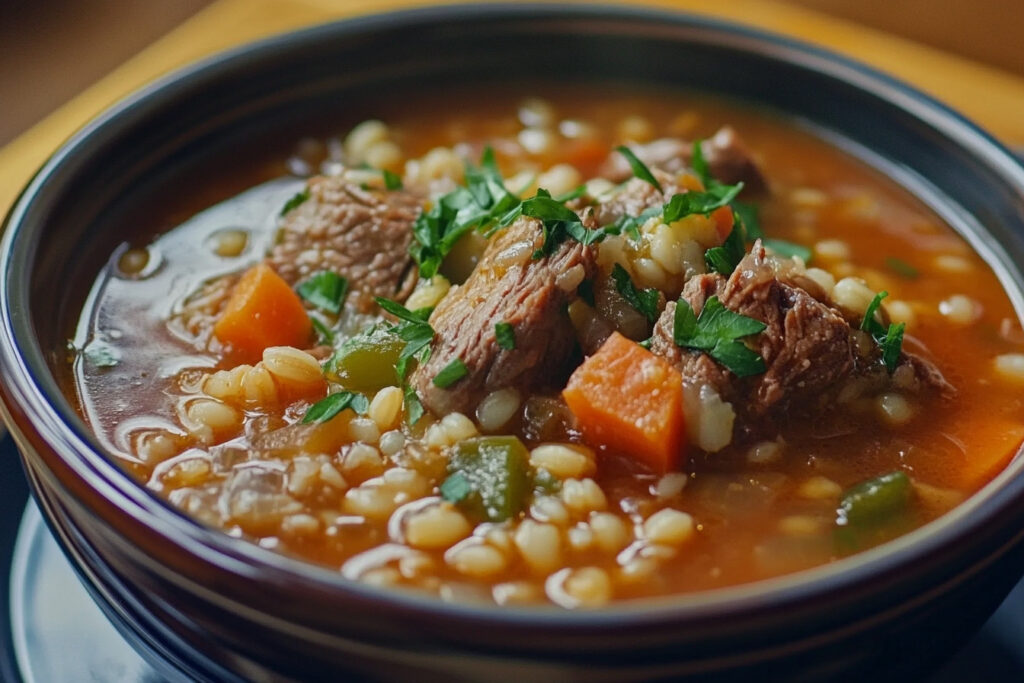 Beef and Barley Soup