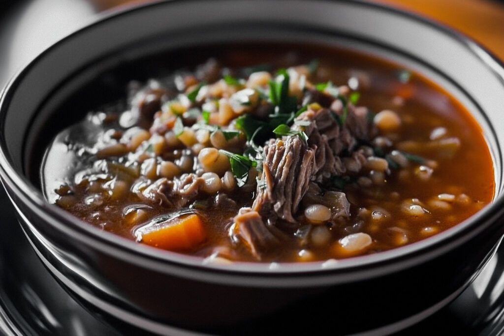 Beef & Barley Soup