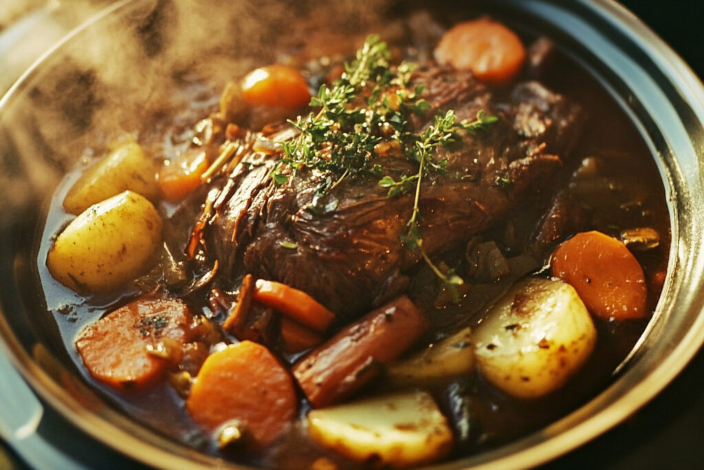 Classic Slow-Cooked Pot Roast with Vegetables