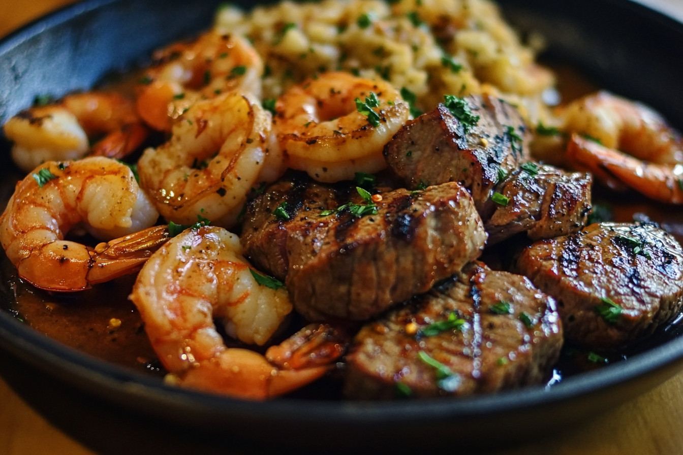 Steak and Shrimp