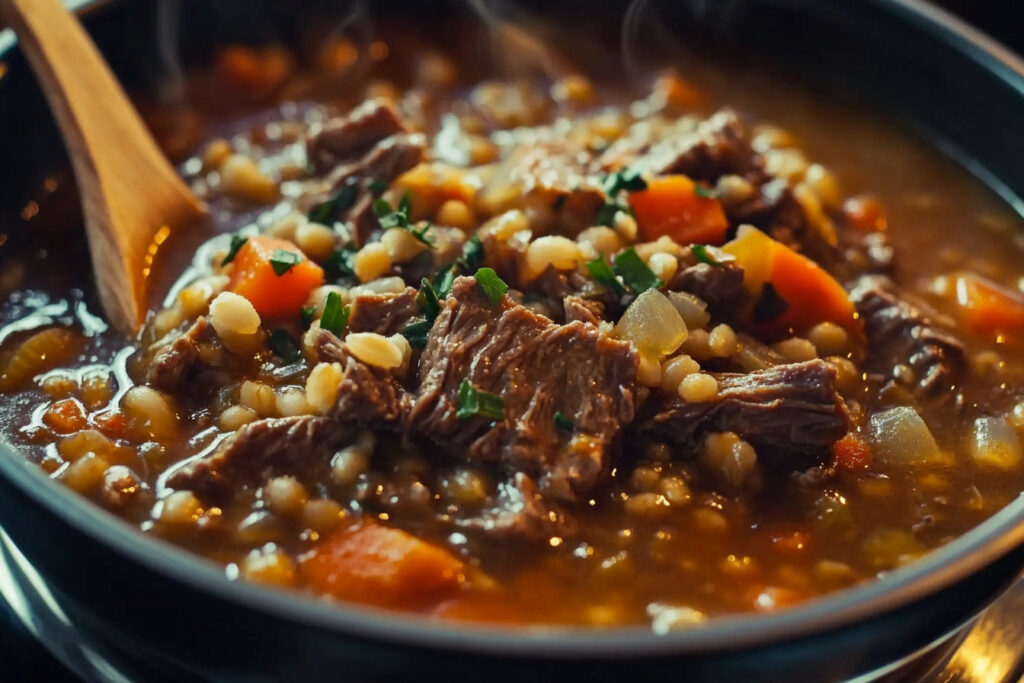 Beef & Barley Soup