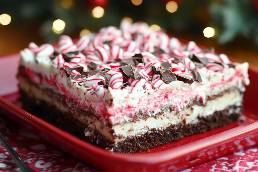 Chocolate Peppermint Lasagna