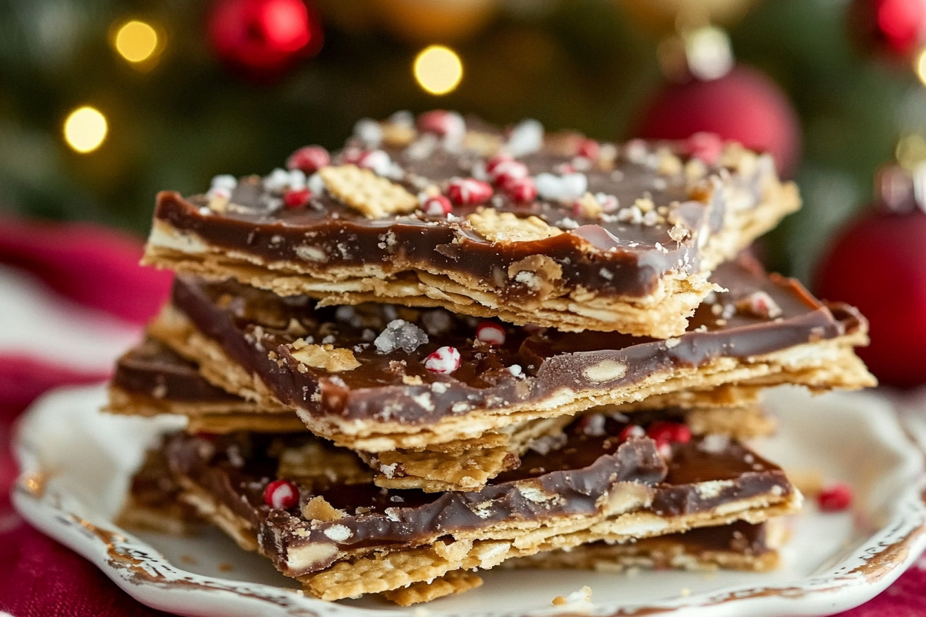 Christmas Crack – Saltine Cracker Toffee