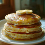 Fluffy Banana Cottage Cheese Pancakes