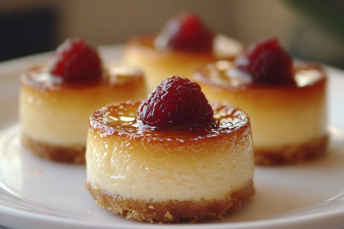 Mini Crème Brûlée Cheesecakes