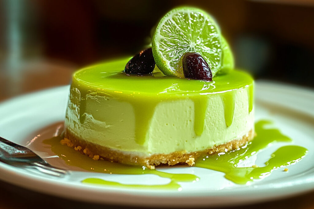 Refreshing Lime Mousse Cheesecake with Lime Glaze