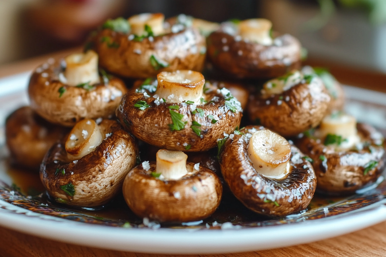 Steakhouse Garlic Butter Mushrooms