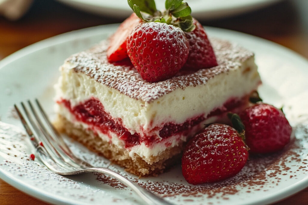 White Chocolate-Strawberry Tiramisu