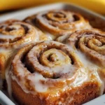 Banana Bread Cinnamon Rolls