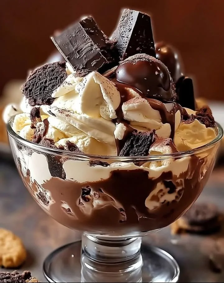 Choco-Chill Cheesecake Ice Cream Bliss