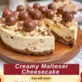 Creamy Malteser Cheesecake – No-Bake Holiday Delight
