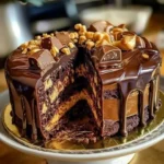 Decadent Chocolate Peanut Butter Layer Cake
