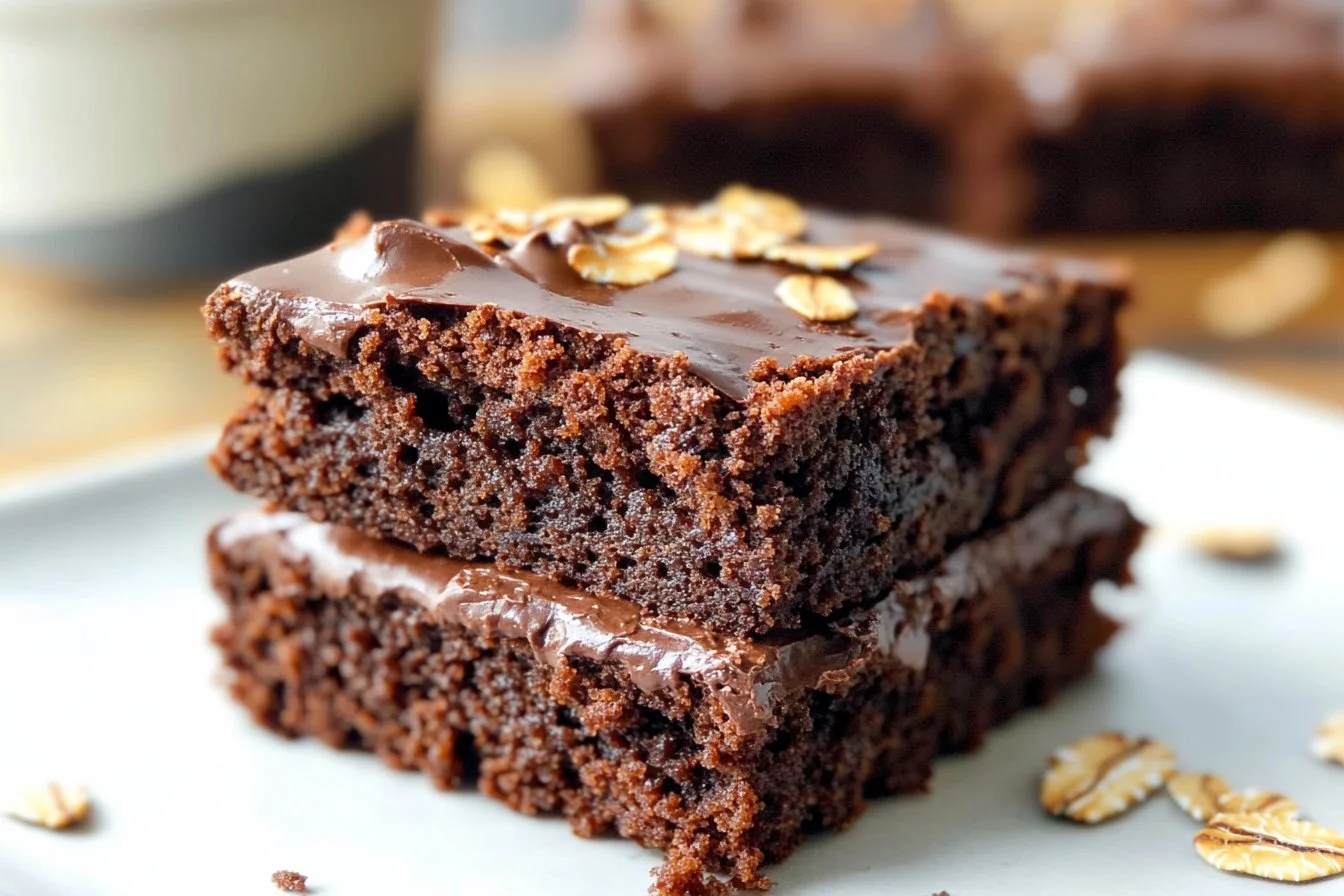 Double Chocolate Oatmeal Cake