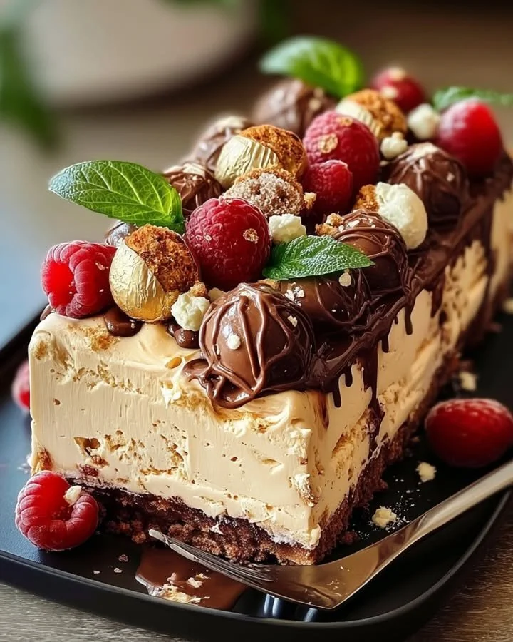 Ferrero Rocher Ice Cream Terrine