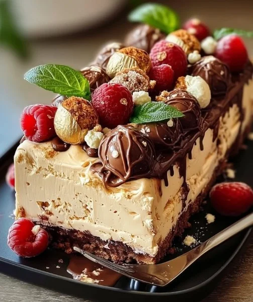Ferrero Rocher Ice Cream Terrine