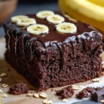 Guilt-Free Chocolate Banana Oat Cake