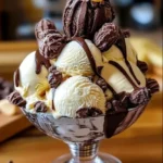 Homemade Moose Tracks Ice Cream