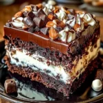 Irresistible Rocky Road Brownie Cake