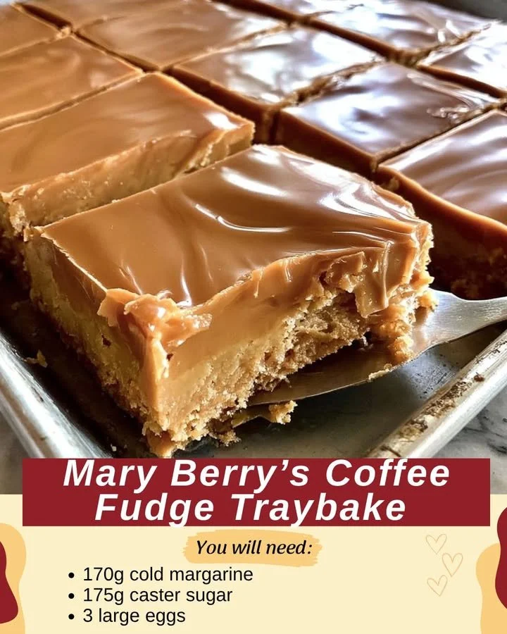 Mary Berry’s Coffee Fudge Traybake