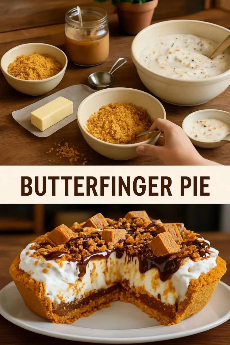 Butterfinger Pie