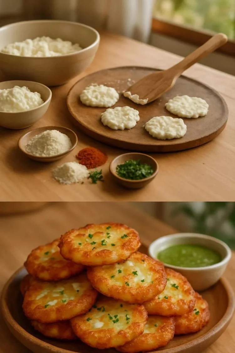 Crispy Cottage Cheese Chips